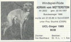 Galería de Adrian Vom Wetterstein